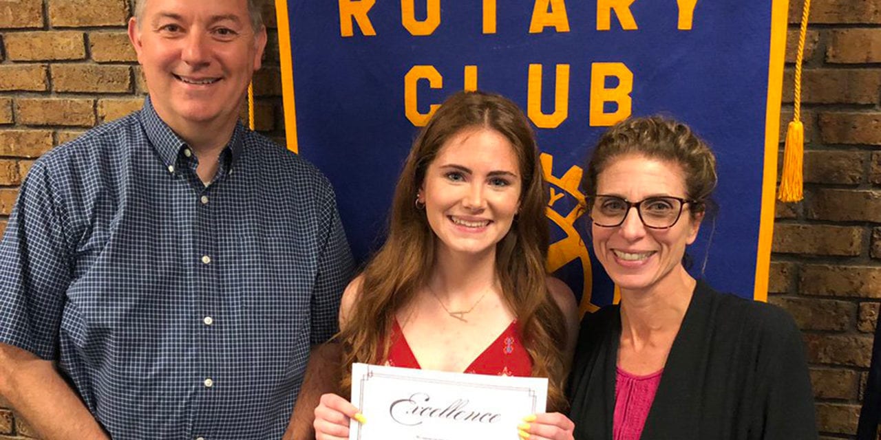 Senior Honored by Rotary Club