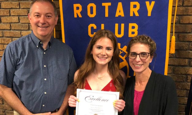 Senior Honored by Rotary Club