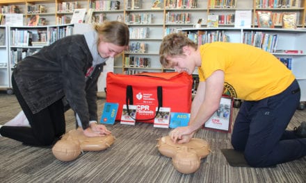 CPR Training Kit Donated to High School