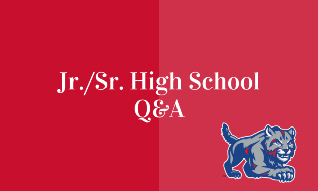 Jr/Sr High School Student Q&A