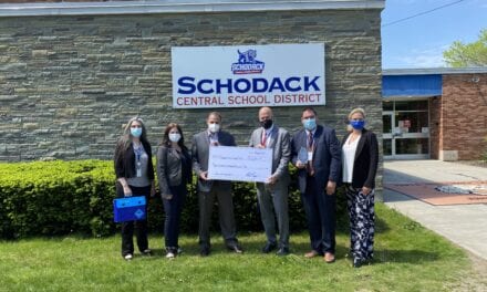 National Grid Presents District With Check
