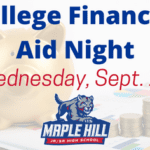 College Financial Aid Night on Sept. 28