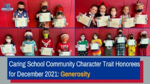 Caring School Community Character Students December 2021