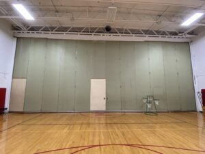 District Office Gym Partition