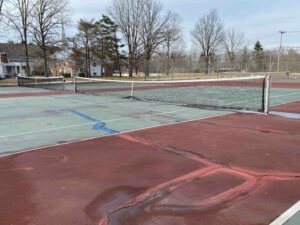 Maple Hill Aging Tennis Courts