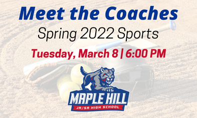 Meet the Coaches Night Rescheduled for March 8