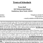 Town of Schodack Day Camp Registration Due June 1