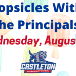 CES Popsicles With the Principals on August 30