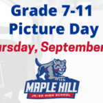 Grade 7-11 Picture Day on Sept. 28