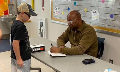 PICTURES: Award-Winning Author Kwame Alexander Visits CES!