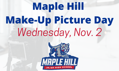 Maple Hill Make-Up Picture Day is Nov. 2