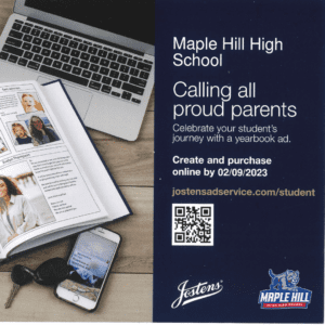Maple Hill Senior Yearbook Ads QR Code