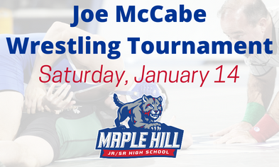 Joe McCabe Wrestling Tournament is Jan. 14