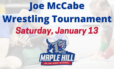 Joe McCabe Wrestling Tournament on Jan. 13, Volunteers Still Needed