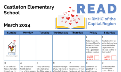 Read for Ronald McDonald House is March 1-31!