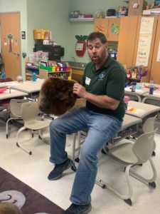 Environmental Biologist Visiting First Grade Class