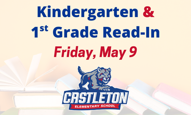 RSVP for Kindergarten & 1st Grade Read-In on May 9