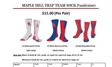 Trap Shooting Team Sock Fundraiser Runs Thru Sept. 29