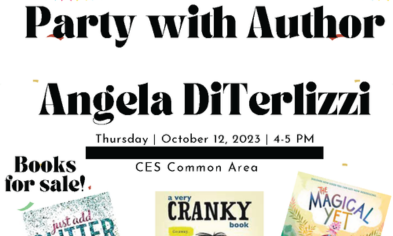 Author Angela DiTerlizzi Visiting CES on Oct. 12!