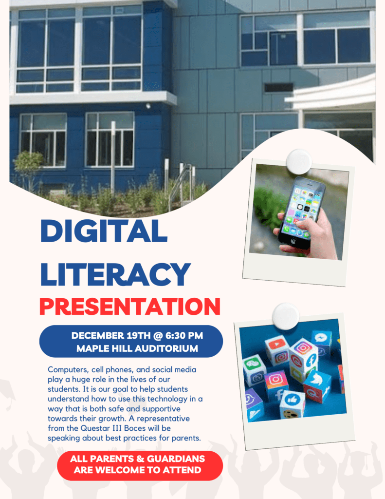 Digital Literacy Presentation Flyer