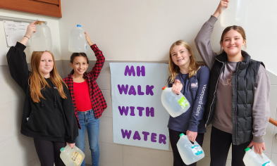 PICTURES: 7th Graders Walk With Water