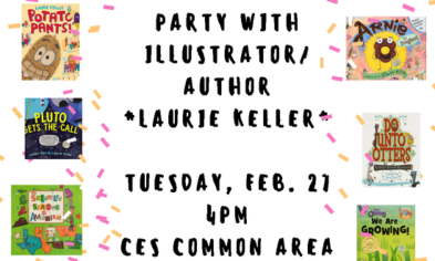 Author/Illustrator Laurie Keller Visiting CES on Feb. 27