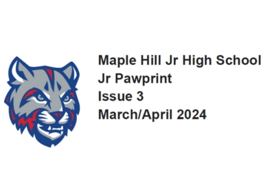 Junior Pawprint Student Newspaper: Issue #3 (March/April 2024)