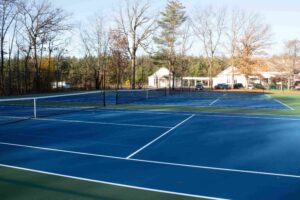 Maple Hill Tennis Courts After Capital Project Renovation