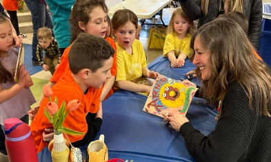 PICTURES: Author/Illustrator Laurie Keller’s Visit to CES!