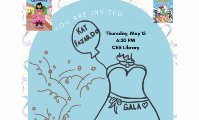 RSVP for the CES Library Gala with Author Kat Fajardo on May 15!