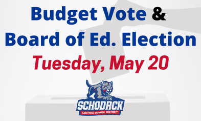 2025-26 Budget Vote & Board Election on May 20