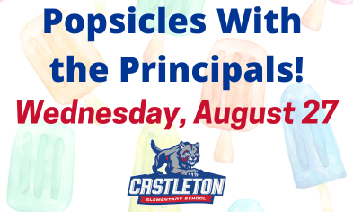 CES Popsicles With the Principals on Aug. 27