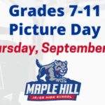 Grades 7-11 Picture Day on Sept. 25