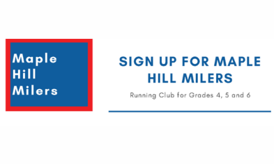 Grades 4-6 Maple Hill Milers Running Club Sign Ups Due March 7