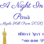 Maple Hill Jr./Sr. Prom: Friday, May 15
