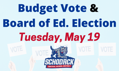 2026–27 Budget Vote & Board of Education Election: Tuesday, May 19