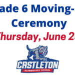 Grade 6 Moving-Up Ceremony: Thursday, June 25