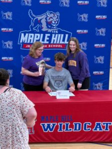 Maple Hill Seniors at College Athletics Letter of Intent Ceremony