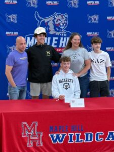 Maple Hill Seniors at College Athletics Letter of Intent Ceremony