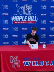 Maple Hill Seniors at College Athletics Letter of Intent Ceremony