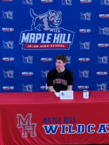 Maple Hill Seniors at College Athletics Letter of Intent Ceremony