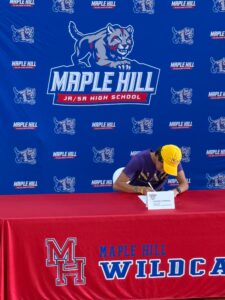 Maple Hill Seniors at College Athletics Letter of Intent Ceremony