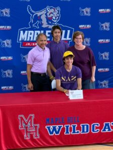 Maple Hill Seniors at College Athletics Letter of Intent Ceremony