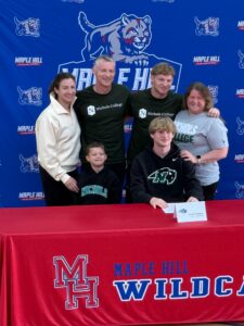 Maple Hill Seniors at College Athletics Letter of Intent Ceremony