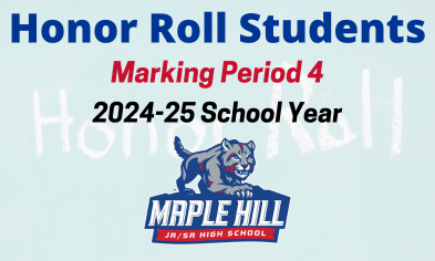 Honor Roll Students: Marking Period 4 of 2024-25