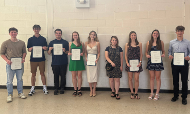 PICTURES: Class of 2025 Top 10 Seniors Honored at June Board Meeting