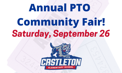 Annual CES PTO Community Fair: Saturday, Sept. 26