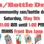 Recycling Club Can & Bottle Drive: Saturday, May 9