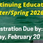 Winter/Spring Continuing Education Registration