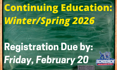 Winter/Spring Continuing Education Course Registration